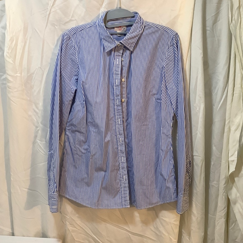 J Crew Haberdashery button up shirt - blue - medium
